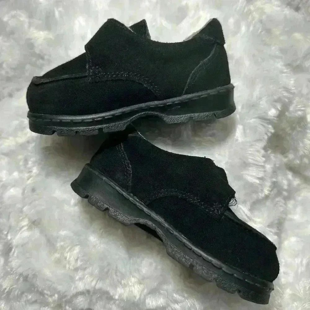 Rugged Outback Smart-Fit Boys Size 4 Infant/Toddler Black Dress Shoes